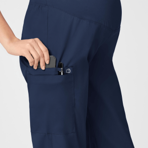 WonderWORK Maternity Trousers (Colours: Navy, Clothing Size: XS)