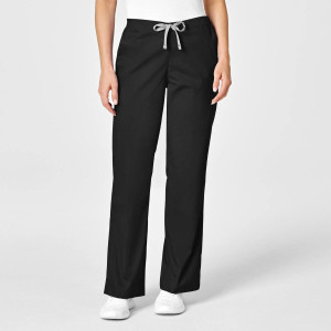 WonderWORK Women's Flare Leg Trousers (Colours: Black, Clothing Size: XS, Leg length: Regular 78cm)