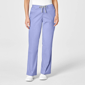 WonderWORK Women's Flare Leg Trousers (Colours: Ceil Blue, Clothing Size: XS, Leg length: Regular 78cm)