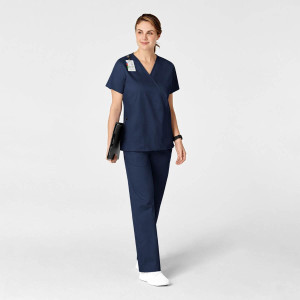 WonderWORK Women's Flare Leg Trousers (Colours: Navy, Clothing Size: S, Leg length: Regular 78cm)