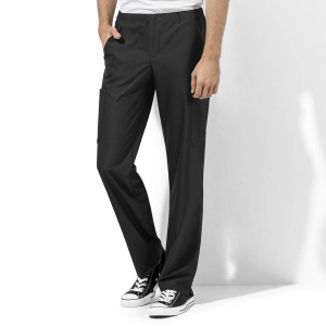 WonderTECH Men's Straight Leg Trousers (Colours: Black, Clothing Size: M)