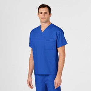 WonderWORK Unisex V-Neck Top By Special Order (Colours: Royal Blue, Clothing Size: L)