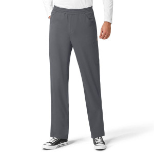 Wink Aero Men's Knit Waist Drawstring Trousers (Colours: Pewter, Clothing Size: L, Leg length: Tall 83cm)