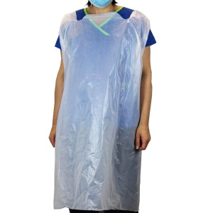 Polythene coverall aprons (Packs of 50)