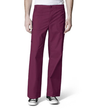 WonderFLEX Men's Loyal Utility Trousers (Colours: Wine, Clothing Size: M, Leg length: Regular 78cm)