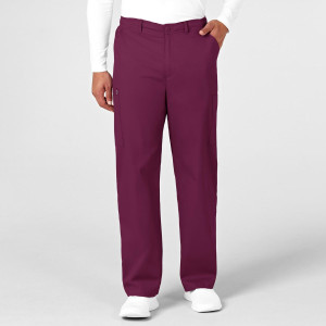 WonderWORK Men's Cargo Trousers By Special Order (Colours: Wine, Clothing Size: S, Leg length: Regular 78cm)