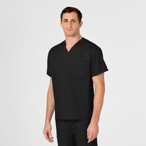 WonderWORK Unisex V-Neck Top By Special Order (Colours: Black, Clothing Size: L)