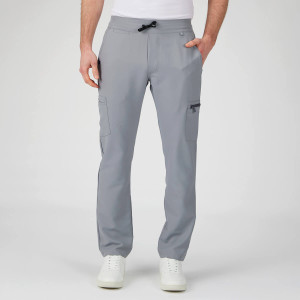 No. 10 Ordo Mens Cargo Trousers (Colours: Grey, Clothing Size: L, Leg length: Regular 78cm)