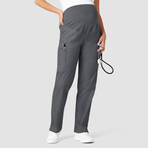 WonderWORK Maternity Trousers (Colours: Pewter, Clothing Size: S)