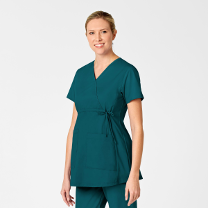 WonderWORK Maternity Top (Colours: Caribbean Blue, Clothing Size: XS)