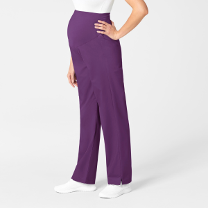 WonderWORK Maternity Trousers (Colours: Eggplant, Clothing Size: S)