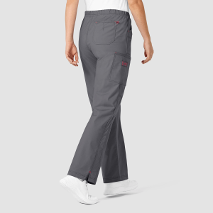 WonderFLEX Women's Faith Cargo Trousers (Colours: Pewter, Clothing Size: XS, Leg length: Tall 86cm)