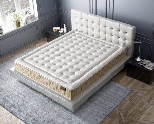 Absolut Federkern Visco Matratze 140 x 200 7 28cm 13-lagig 80% Härtegrad max. 130 kg pro Schlafseite Öko-tex