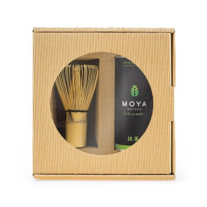 Moya Matcha & Chasen - Zestaw herbata + miotełka