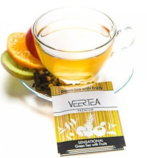 Herbata VEERTEA Sensational Green Tea & Fruits 500 szt