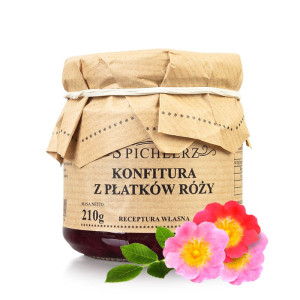 Konfitura Z PLATKÓW RÓŻY Spichlerz 210g