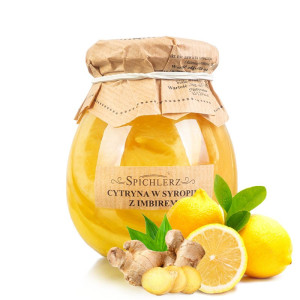 Cytryny w syropie z IMBIREM Spichlerz 260g