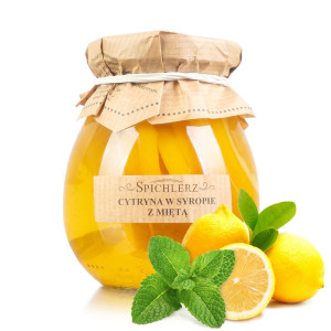 Cytryna w syropie z MIĘTĄ 260g
