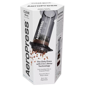 AeroPress Clear BLACK - zaparzacz do kawy