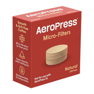AeroPress Micro-Filters Natural filtry papierowe 200szt