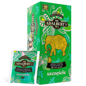 Sir Adalbert's Szczęście - Green Fruit Black Tea 20szt