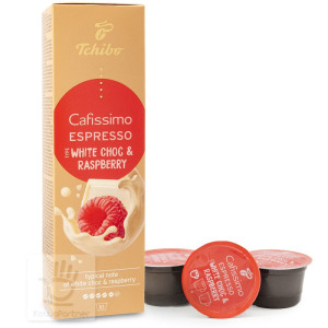 Tchibo Cafissimo White Choc & Raspberry 10szt