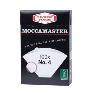 Moccamaster filtry papierowe - rozmiar 4 - 100szt