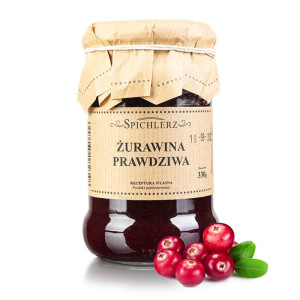 ŻURAWINA PRAWDZIWA Spichlerz 330g 100% Naturalna