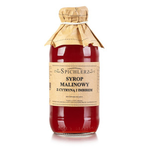 Syrop MALINA z CYTRYNĄ i IMBIREM Spichlerz 330ml