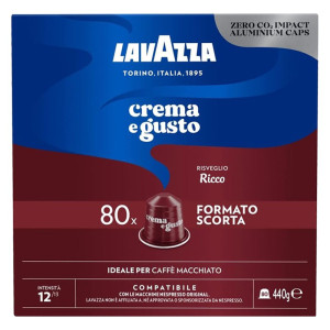 Lavazza Nespresso Crema e Gusto Ricco 80szt.