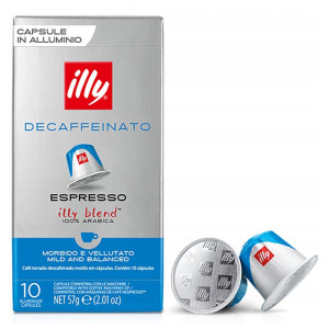 Illy Espresso Decaffeinato 10 kapsułek Nespresso