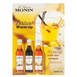 Zestaw syropów MONIN Warm Up Zimowy 3x50ml