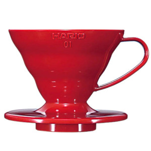 Hario ceramiczny Drip V60-01 czerwony