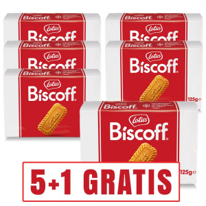 Zestaw 5+1 GRATIS - Ciastka Lotus Biscoff karmelowe 125g