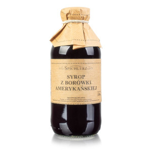 Syrop z Borówki Amerykańskiej Spichlerz 330ml