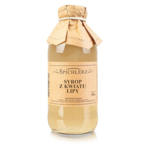 Syrop z Kwiatu Lipy Spichlerz 330ml 100% Naturalny
