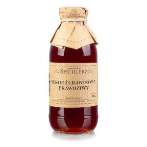 Syrop Żurawinowy Spichlerz 330ml 100% Naturalny