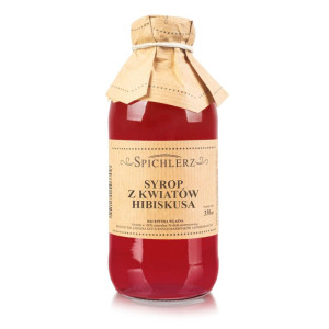 Syrop z Kwiatów Hibiskusa Spichlerz 330ml 100% Naturalny