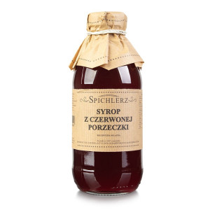 Syrop z Czerwonej Porzeczki Spichlerz 330ml naturalny