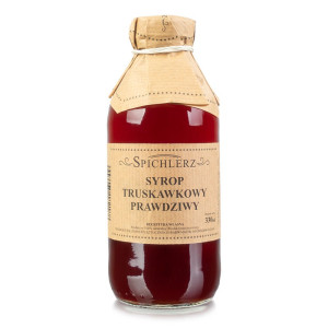 Syrop Truskawkowy Spichlerz 330ml 100% naturalny