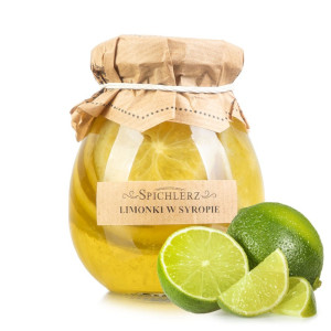 Limonki w syropie Spichlerz 245g
