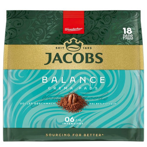 Jacobs Crema Pads Balance 18 saszetek