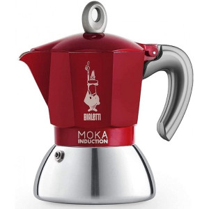 Kawiarka Bialetti Moka Induction 4tz (czerwona)