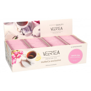 Zestaw herbat VEERTEA White Tea & Rose 100 torebek