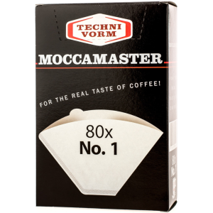 Moccamaster filtry papierowe rozmiar 1 - 80 szt