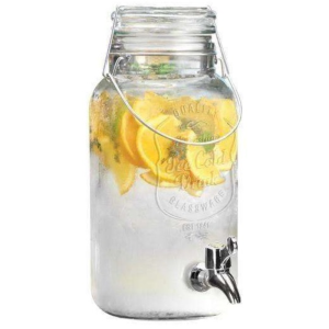 Słój z kranikiem do napojów/lemoniady 4L słoik