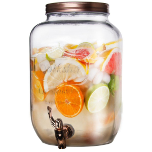 Słój z kranikiem do napojów/lemoniady 8,8L słoik