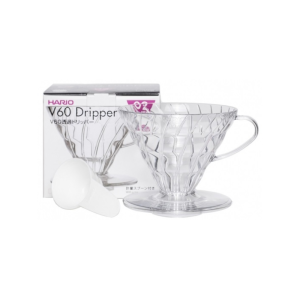 Hario plastikowy Drip V60-02 przezroczysty