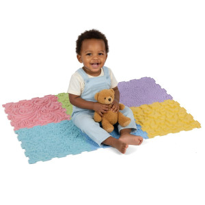 Dodatki damskie > test damska > Dodatki damskie > KiddyMoon Sensorik-Puzzlematte für Kinder Therapiematte, Mehrfarbig, 6 Stücke