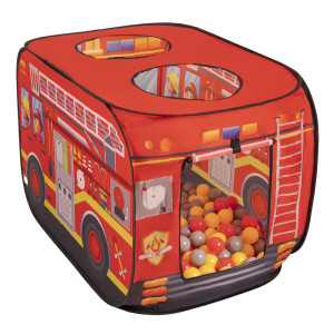 Dodatki damskie > test damska > Dodatki damskie > Feuerwehrauto-Zelt Kinder Spielhaus Faltzelt Pop Up Zelt Kinderzelt Indoor Outdoor Faltbar Spielhöhle Geschenk Für Jungen Mädchen Rollenspiel